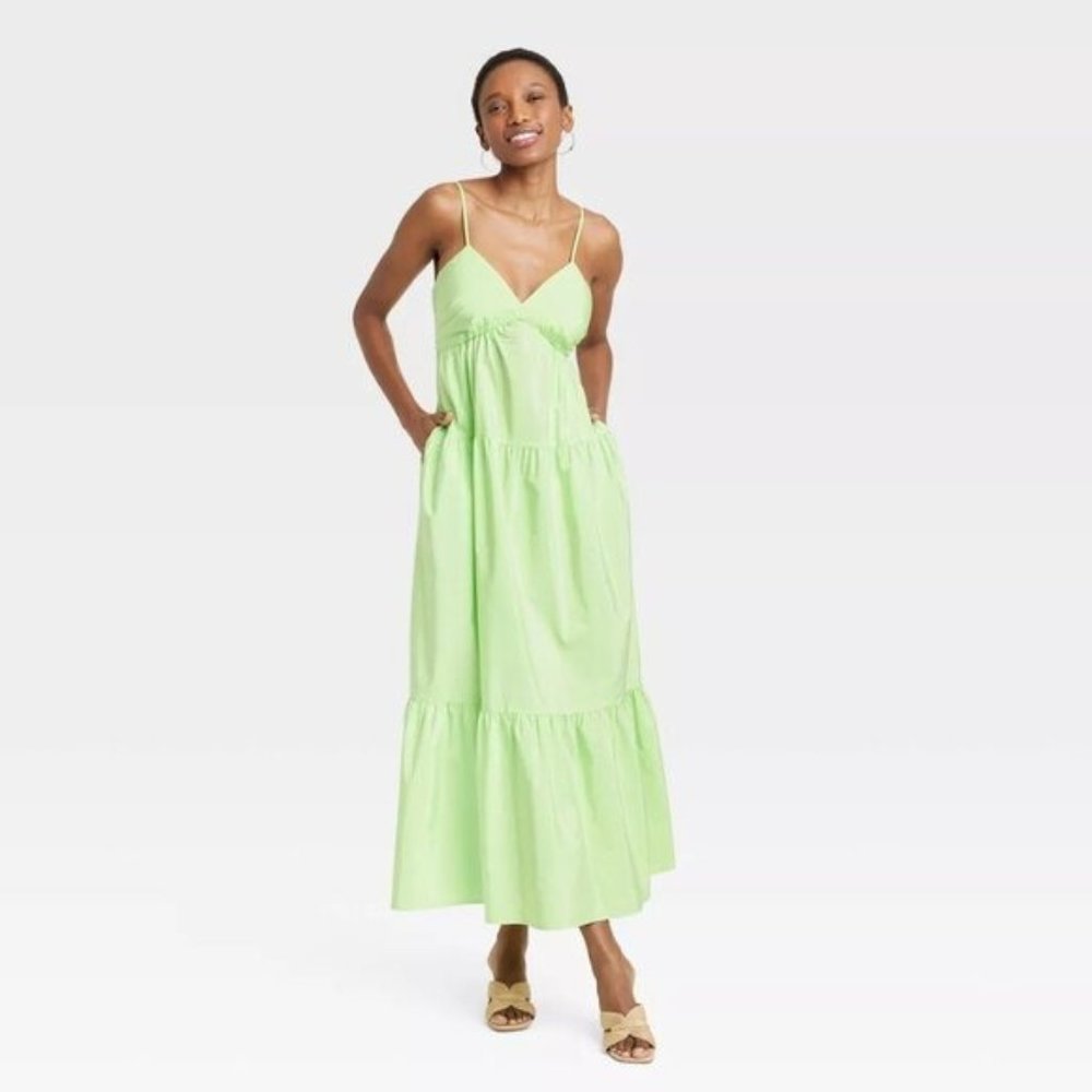 A New Day Light Green Maxi Dress